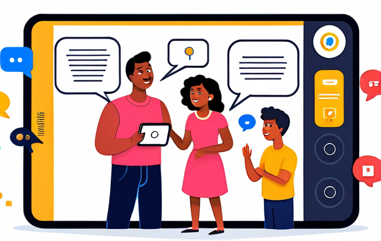 **Prompt:** A vibrant digital illustration depicting a group of diverse users providing feedback on a mobile app interface. The scene should show speech bubbles containing suggestions and criticisms, which are then visualized as gears turning and improvements being made to the app on a central screen. The overall style should be modern and collaborative, emphasizing user-centric design and rapid iteration. Include elements that represent data analysis and a positive feedback loop.